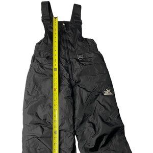 ZeroXposur Youth Snow Bib Pants Size 7/8 Black Insulated Fleece Lined Winter Ski